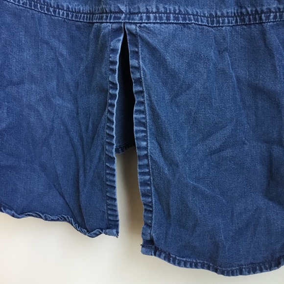 Cloth & Stone Chambray Split Hem Button Down Shirt - Picture 8 of 8